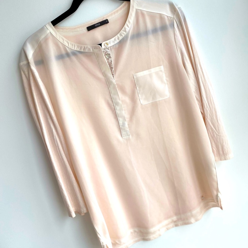 Blush Pink Brax Blouse